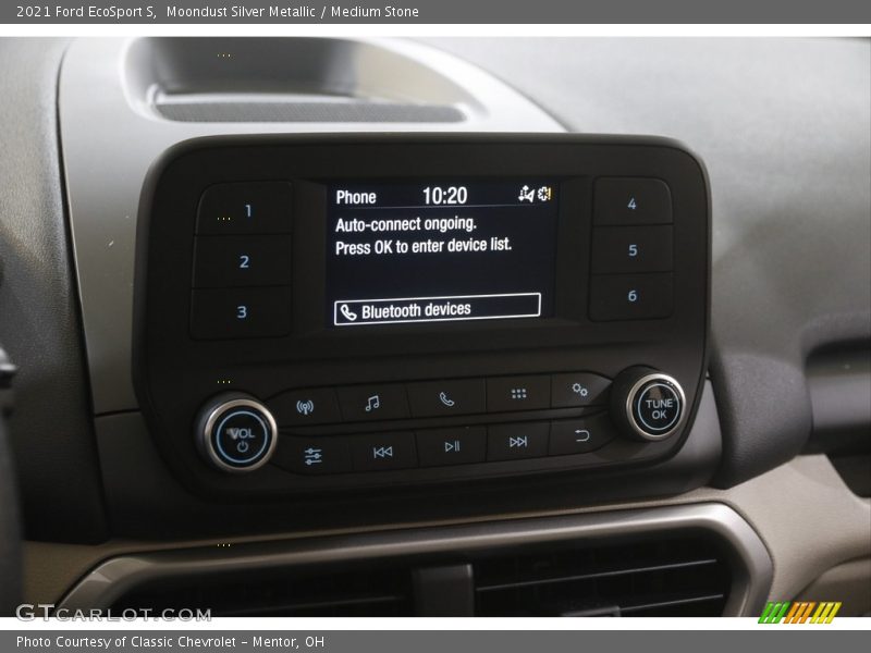 Moondust Silver Metallic / Medium Stone 2021 Ford EcoSport S