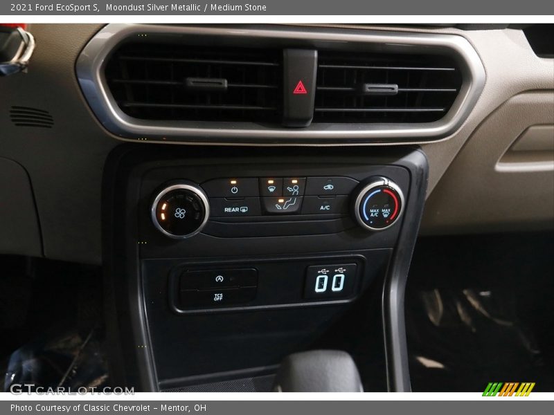 Moondust Silver Metallic / Medium Stone 2021 Ford EcoSport S