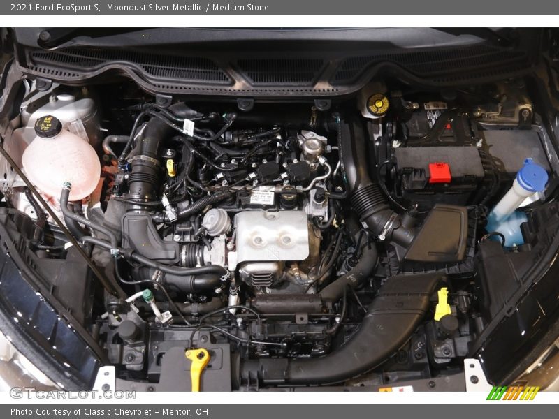 Moondust Silver Metallic / Medium Stone 2021 Ford EcoSport S