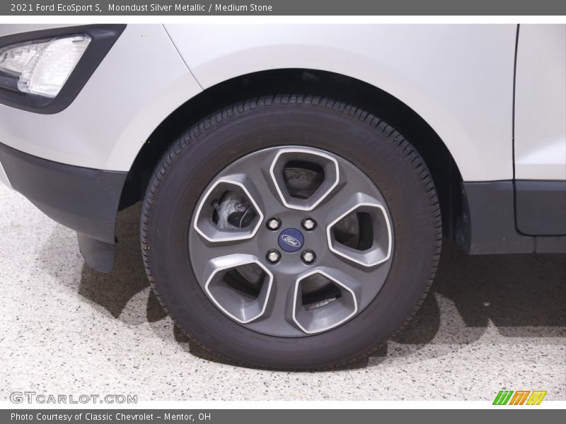 Moondust Silver Metallic / Medium Stone 2021 Ford EcoSport S