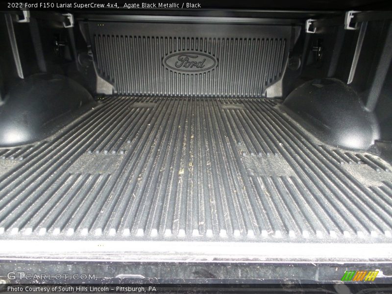 Agate Black Metallic / Black 2022 Ford F150 Lariat SuperCrew 4x4