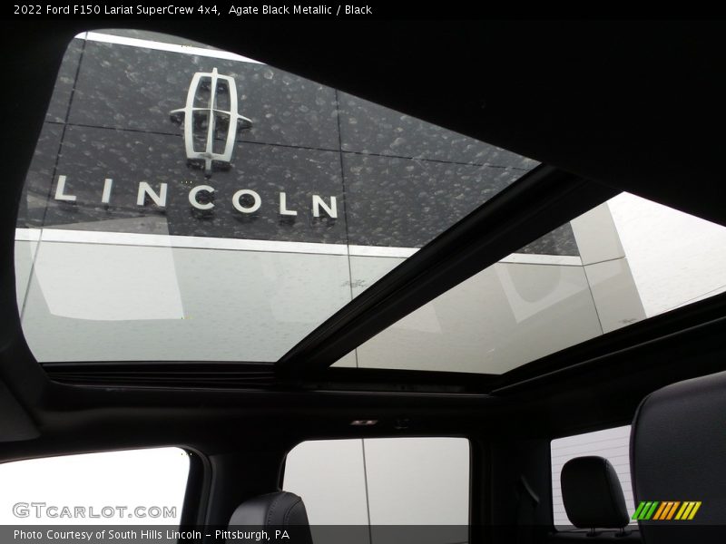 Agate Black Metallic / Black 2022 Ford F150 Lariat SuperCrew 4x4
