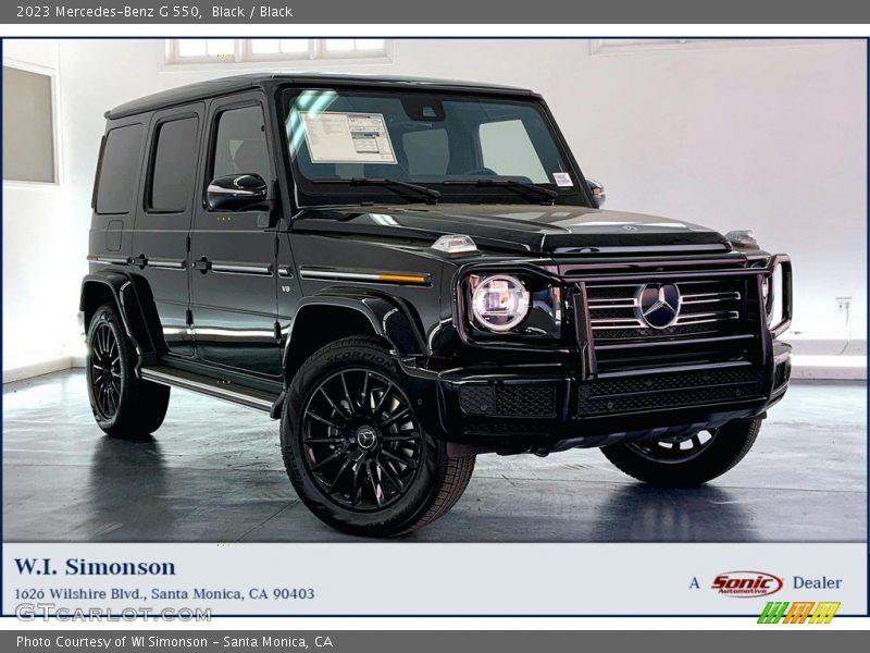 Black / Black 2023 Mercedes-Benz G 550