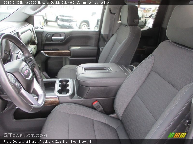 Summit White / Jet Black 2019 GMC Sierra 1500 Elevation Double Cab 4WD