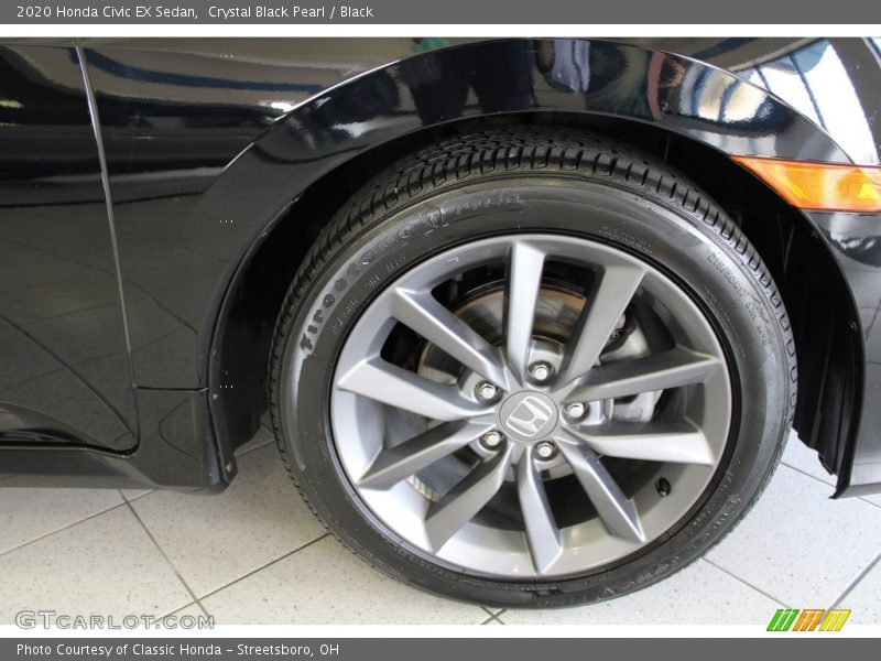 Crystal Black Pearl / Black 2020 Honda Civic EX Sedan