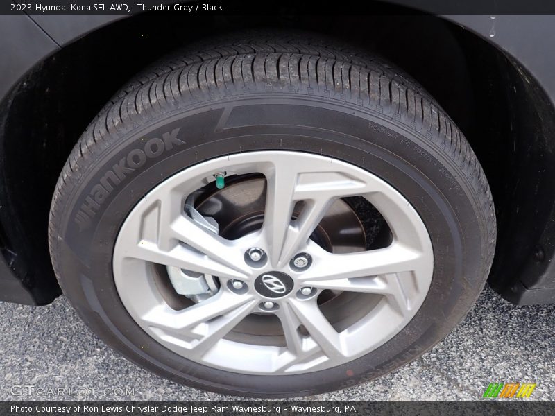 Thunder Gray / Black 2023 Hyundai Kona SEL AWD