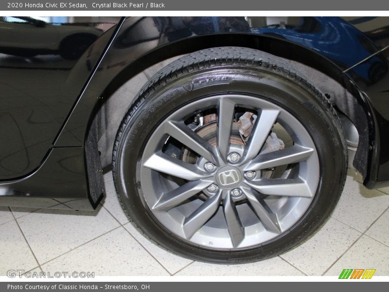 Crystal Black Pearl / Black 2020 Honda Civic EX Sedan