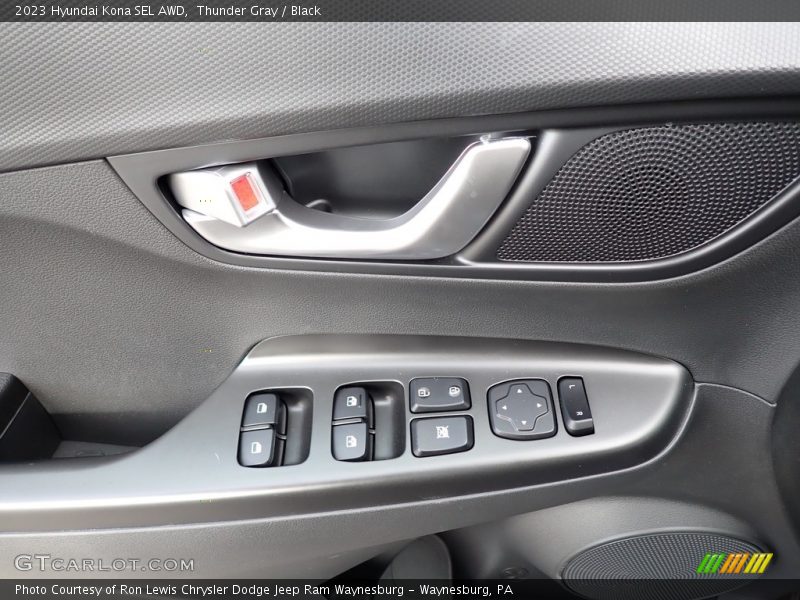 Thunder Gray / Black 2023 Hyundai Kona SEL AWD