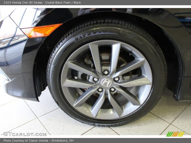 Crystal Black Pearl / Black 2020 Honda Civic EX Sedan