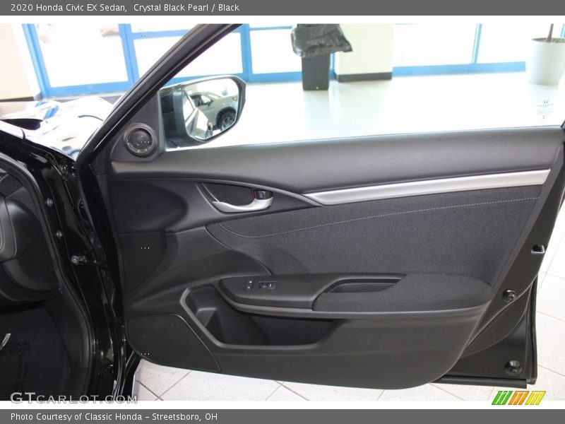 Crystal Black Pearl / Black 2020 Honda Civic EX Sedan