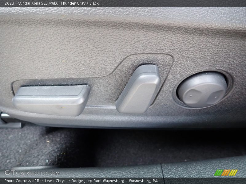 Thunder Gray / Black 2023 Hyundai Kona SEL AWD
