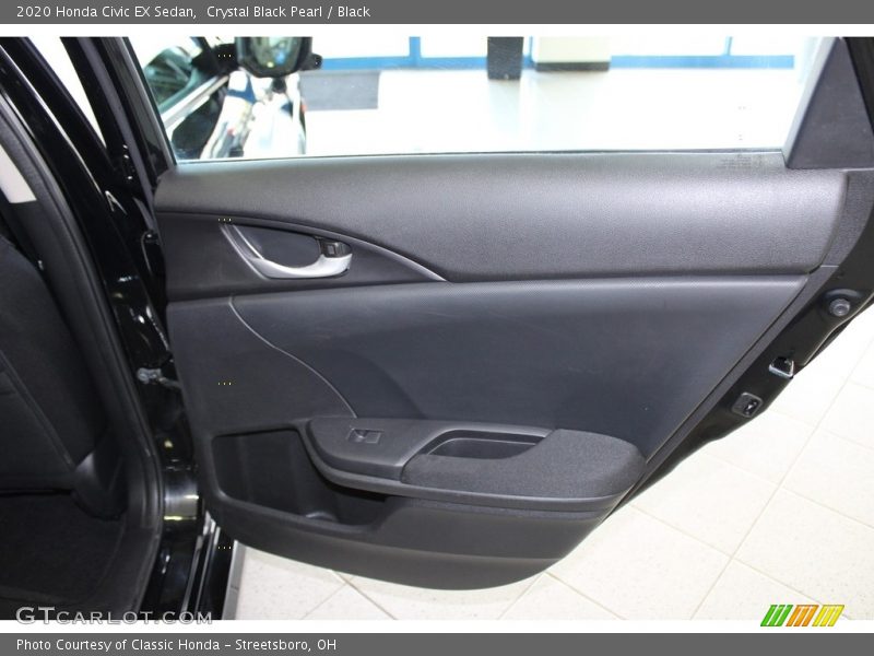 Crystal Black Pearl / Black 2020 Honda Civic EX Sedan