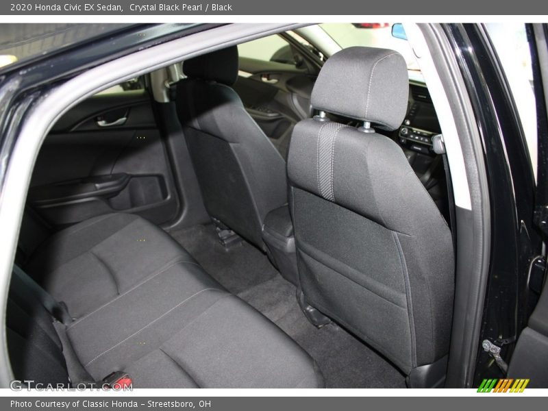 Crystal Black Pearl / Black 2020 Honda Civic EX Sedan