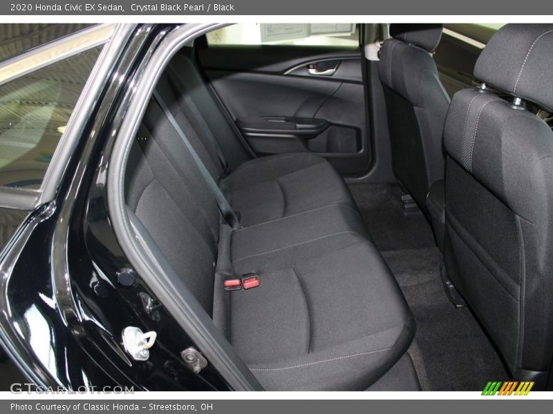 Crystal Black Pearl / Black 2020 Honda Civic EX Sedan