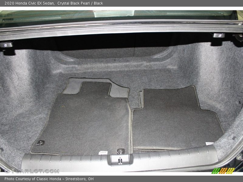 Crystal Black Pearl / Black 2020 Honda Civic EX Sedan
