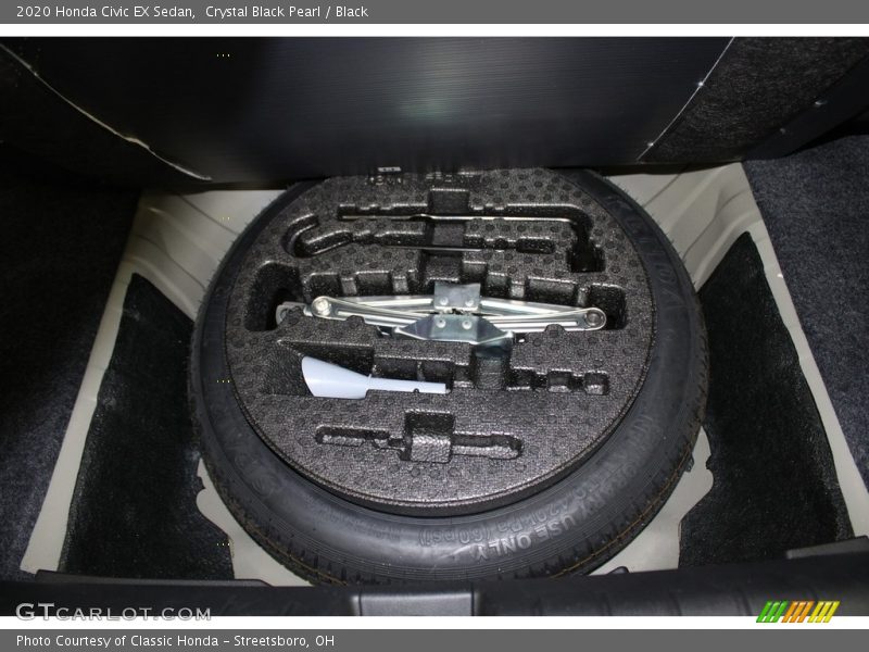 Crystal Black Pearl / Black 2020 Honda Civic EX Sedan