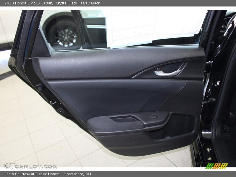 Crystal Black Pearl / Black 2020 Honda Civic EX Sedan