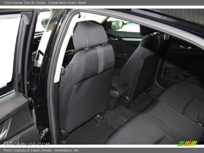 Crystal Black Pearl / Black 2020 Honda Civic EX Sedan