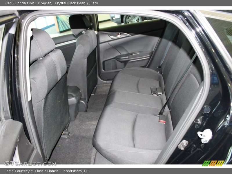Crystal Black Pearl / Black 2020 Honda Civic EX Sedan