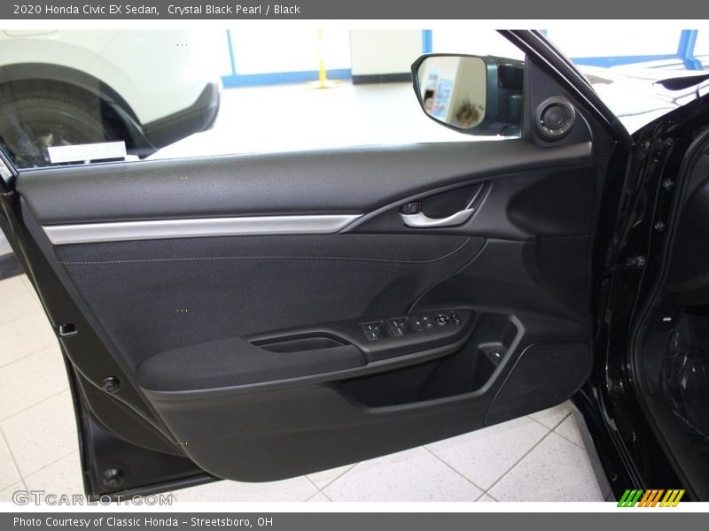 Crystal Black Pearl / Black 2020 Honda Civic EX Sedan
