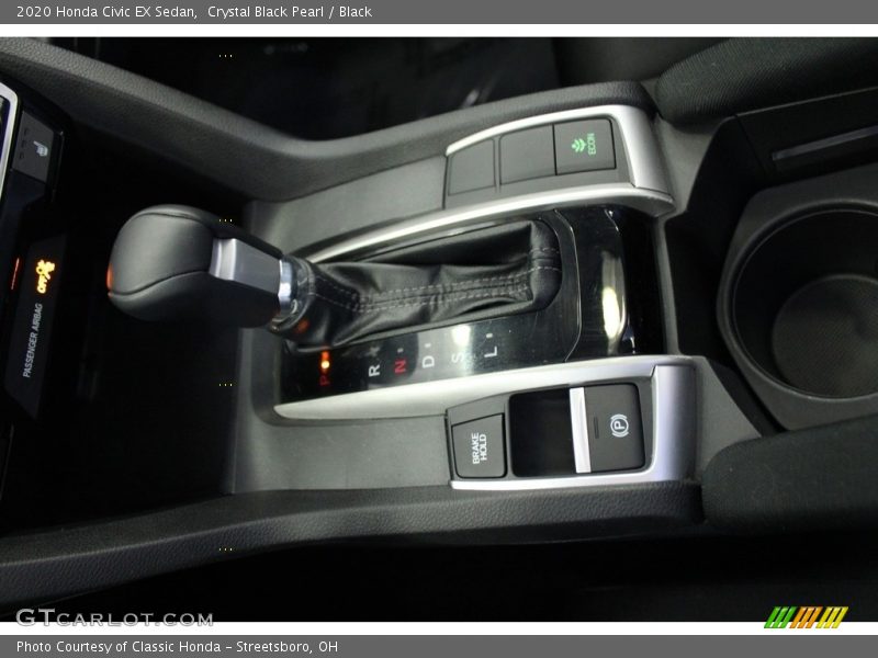 Crystal Black Pearl / Black 2020 Honda Civic EX Sedan