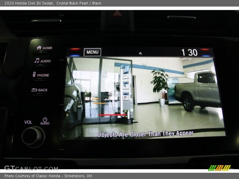 Crystal Black Pearl / Black 2020 Honda Civic EX Sedan
