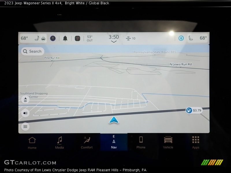 Navigation of 2023 Wagoneer Series II 4x4