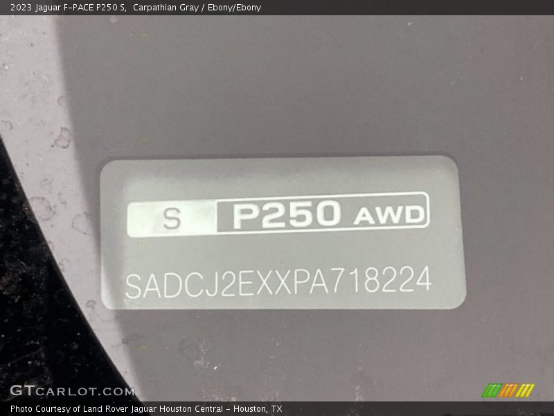  2023 F-PACE P250 S Logo