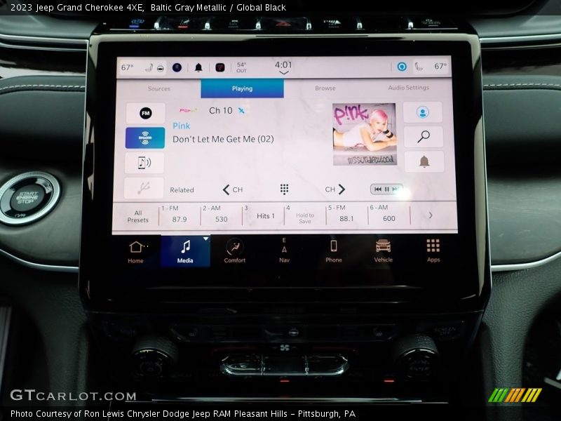 Baltic Gray Metallic / Global Black 2023 Jeep Grand Cherokee 4XE