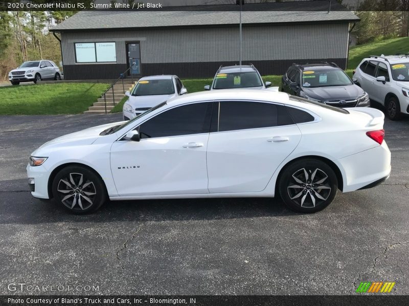 Summit White / Jet Black 2020 Chevrolet Malibu RS