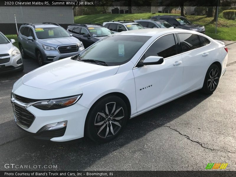 Summit White / Jet Black 2020 Chevrolet Malibu RS