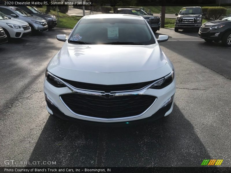 Summit White / Jet Black 2020 Chevrolet Malibu RS