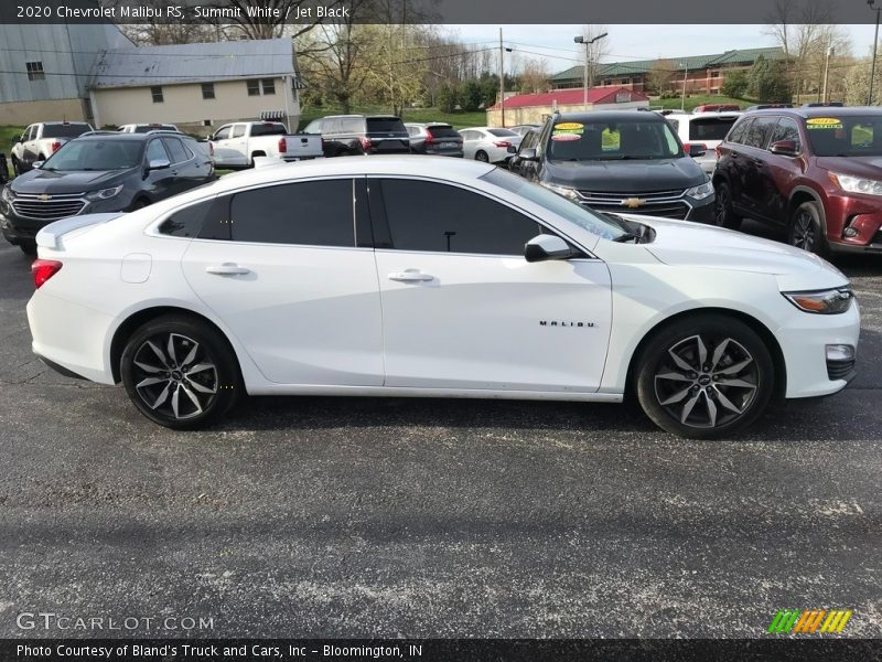 Summit White / Jet Black 2020 Chevrolet Malibu RS