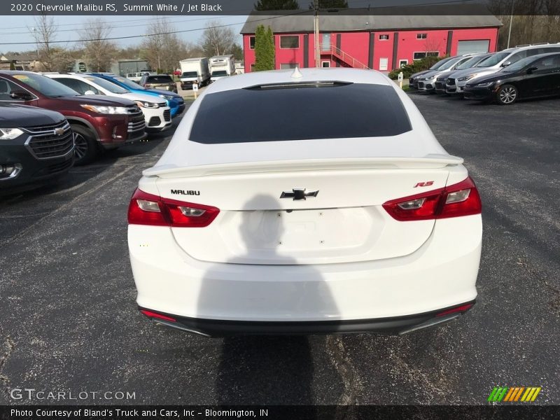 Summit White / Jet Black 2020 Chevrolet Malibu RS
