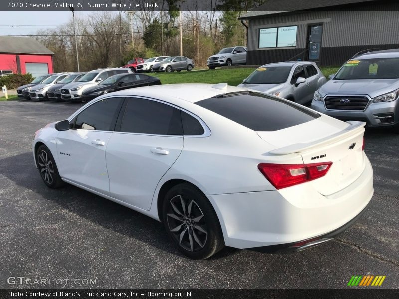 Summit White / Jet Black 2020 Chevrolet Malibu RS