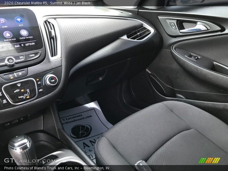 Summit White / Jet Black 2020 Chevrolet Malibu RS