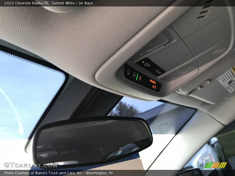 Summit White / Jet Black 2020 Chevrolet Malibu RS