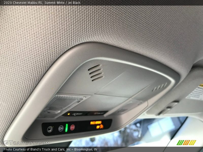 Summit White / Jet Black 2020 Chevrolet Malibu RS