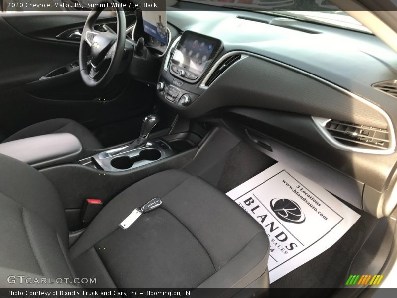 Summit White / Jet Black 2020 Chevrolet Malibu RS