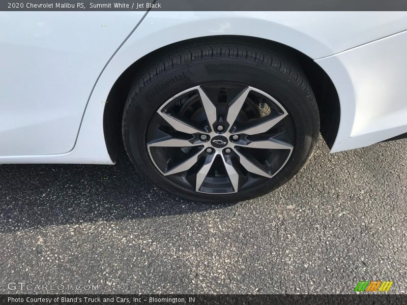 Summit White / Jet Black 2020 Chevrolet Malibu RS