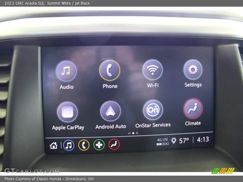 Controls of 2021 Acadia SLE