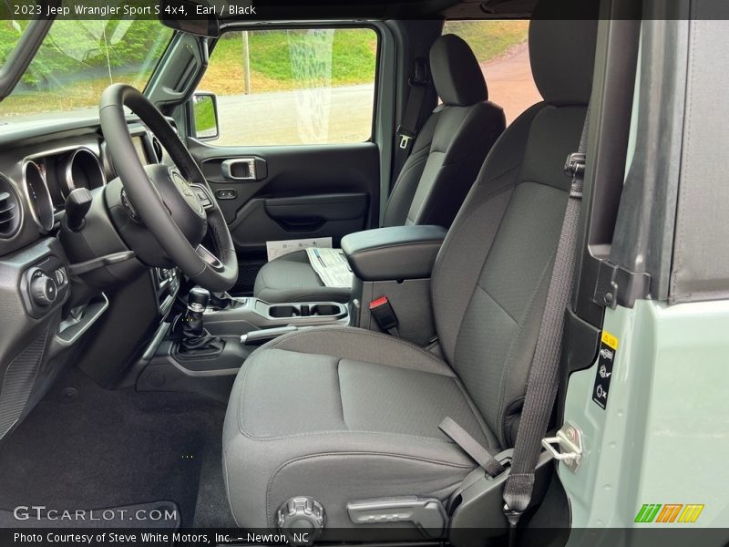 Front Seat of 2023 Wrangler Sport S 4x4