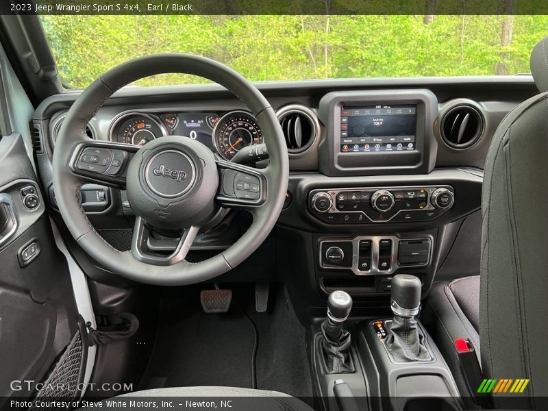 Dashboard of 2023 Wrangler Sport S 4x4