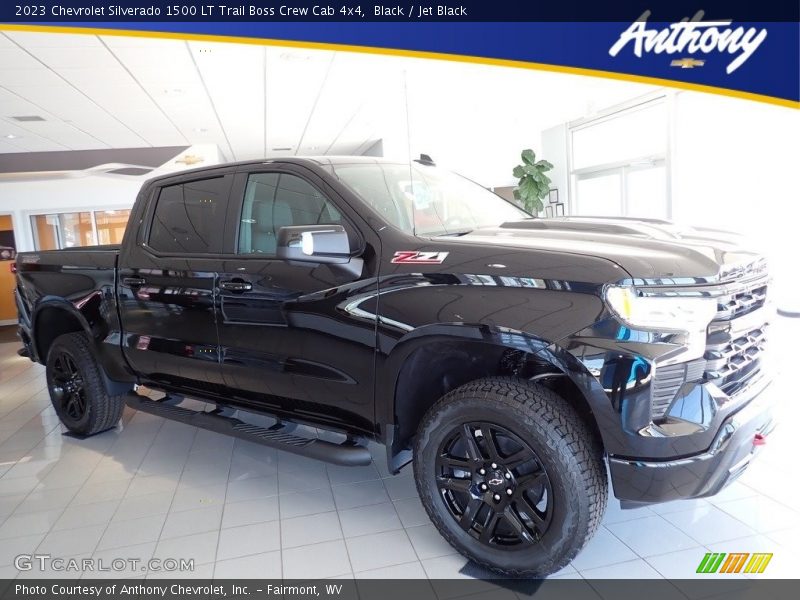 Black / Jet Black 2023 Chevrolet Silverado 1500 LT Trail Boss Crew Cab 4x4