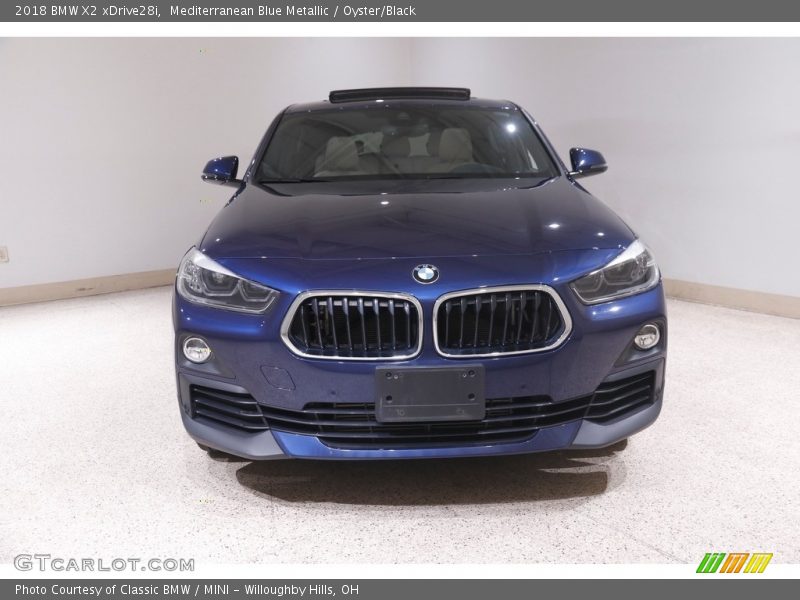 Mediterranean Blue Metallic / Oyster/Black 2018 BMW X2 xDrive28i