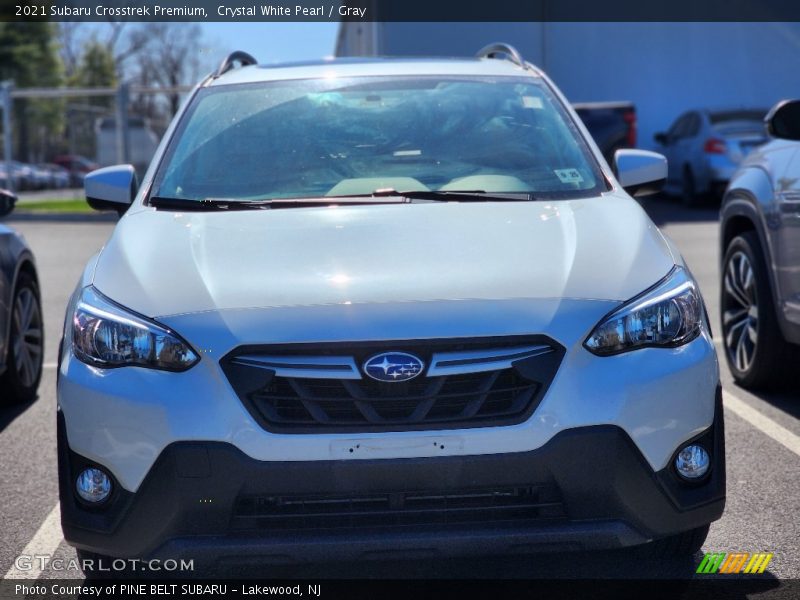 Crystal White Pearl / Gray 2021 Subaru Crosstrek Premium