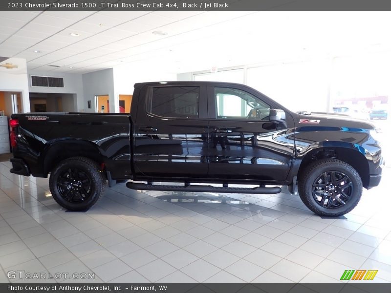 Black / Jet Black 2023 Chevrolet Silverado 1500 LT Trail Boss Crew Cab 4x4