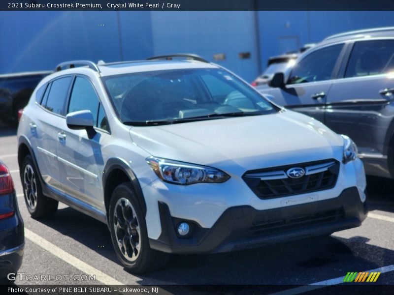 Crystal White Pearl / Gray 2021 Subaru Crosstrek Premium