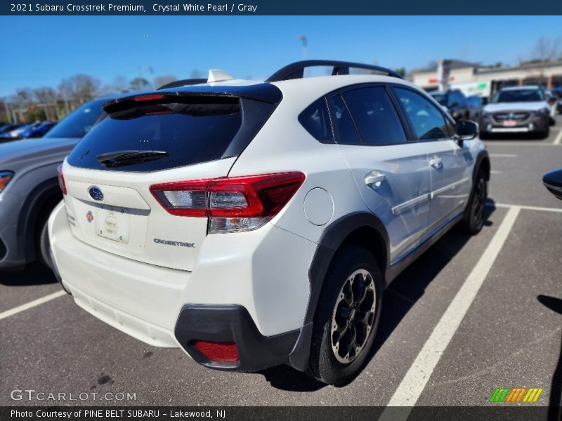 Crystal White Pearl / Gray 2021 Subaru Crosstrek Premium