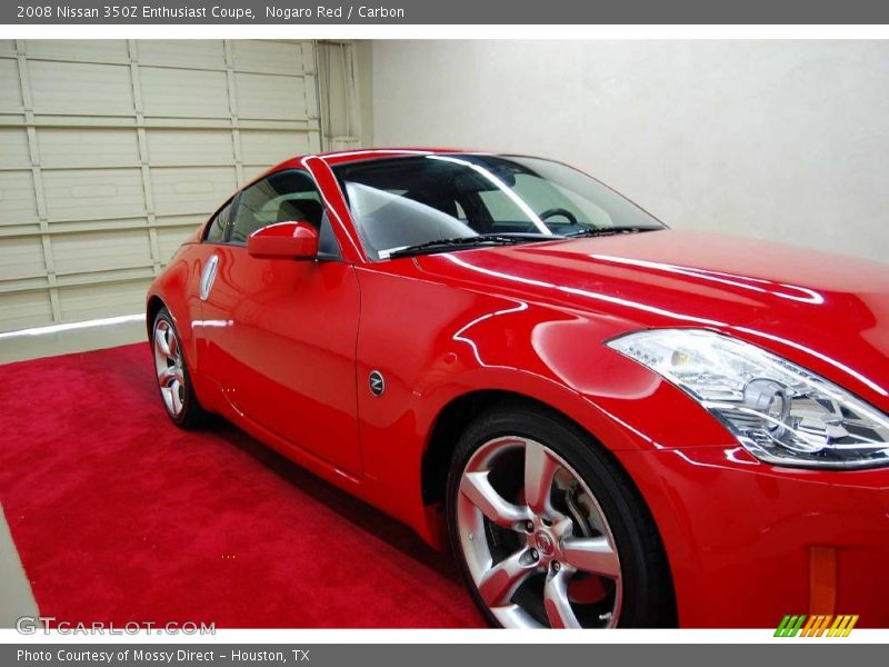 Nogaro Red / Carbon 2008 Nissan 350Z Enthusiast Coupe